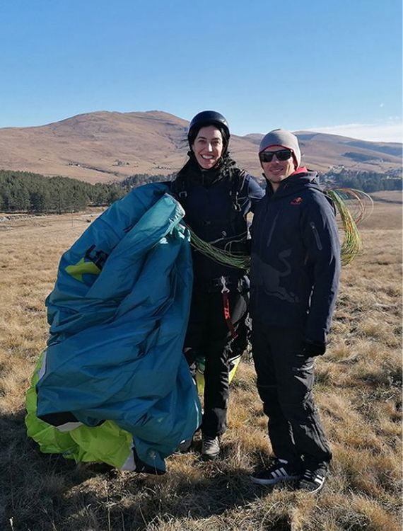 individual paragliding training